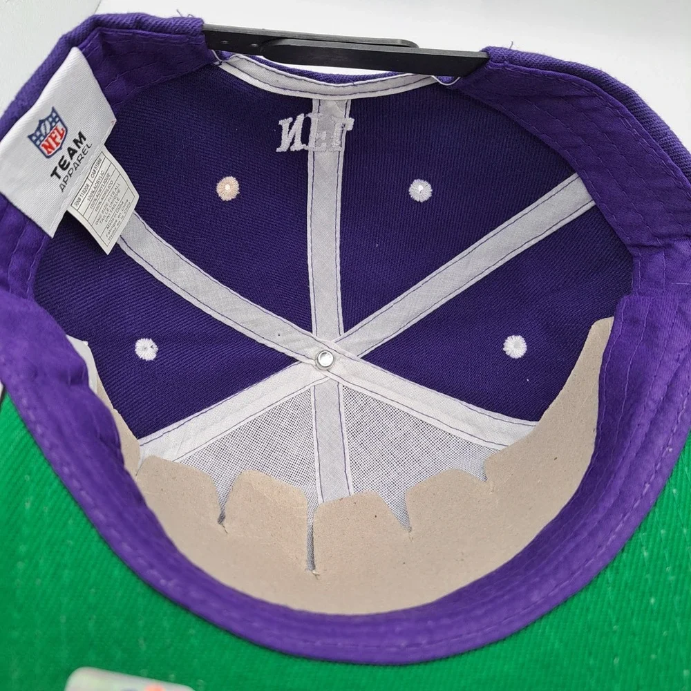Team Apparel Baltimore Ravens Hat Cap Men Snapback Black Purple NFL Football New